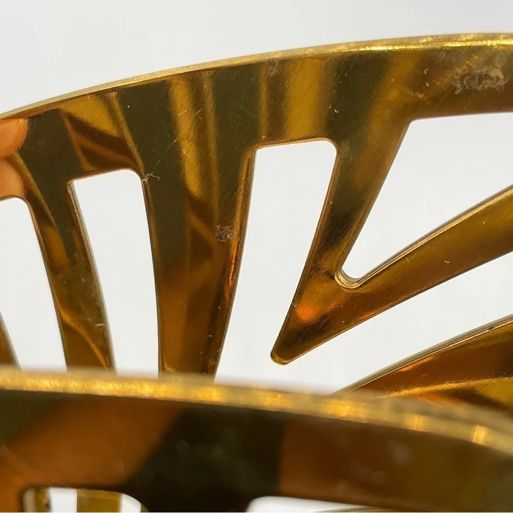VTG Napkin Holder Ikea Tillstallning Desk Letter Rack Brass Colour Modern Class